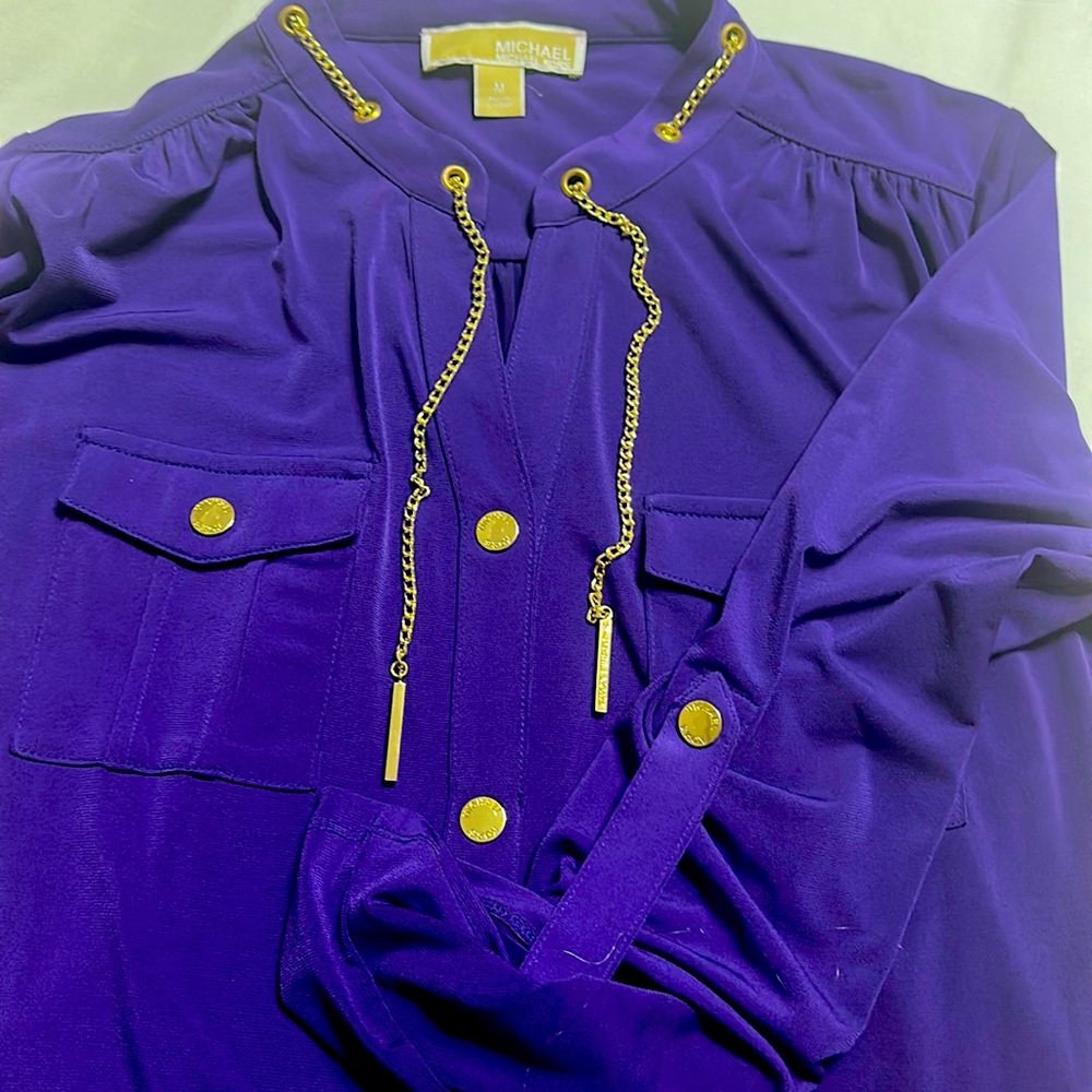 Michael Kors Shirt Dress Size M